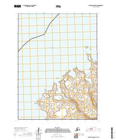 USGS Topographic Map – Nunivak Island B-5 SW