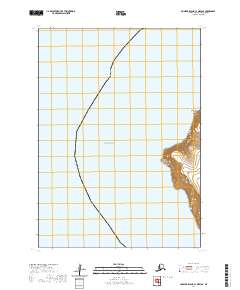 2020 Map of Nunivak Island C-1 OE W SE, 2020 Print