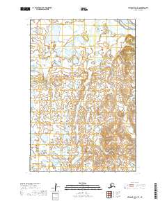 2019 Map of Nushagak Bay D-1 SE, 2019 Print