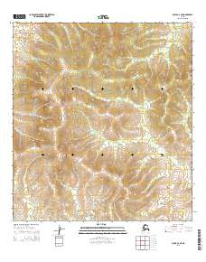 2015 Map of Ophir A-4 NE, 2015 Print