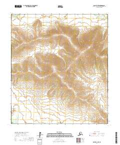 2017 Map of Ophir D-4 NW, 2017 Print