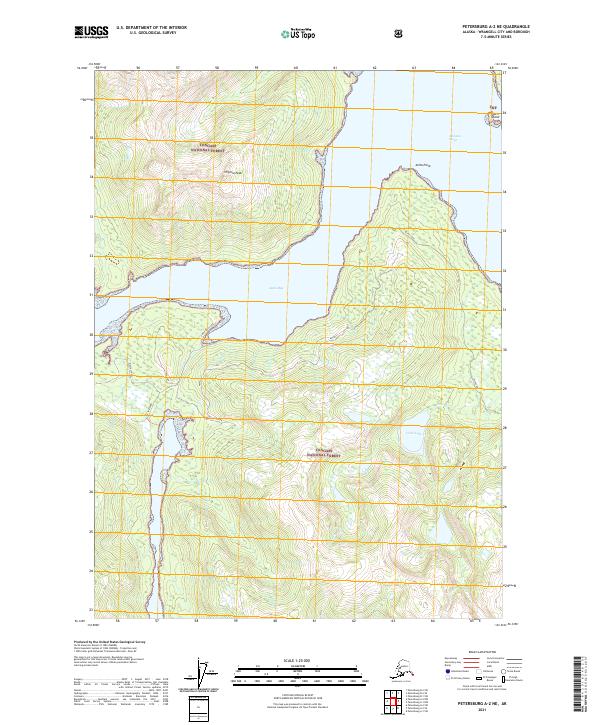 USGS Topographic Map – Petersburg A-2 NE
