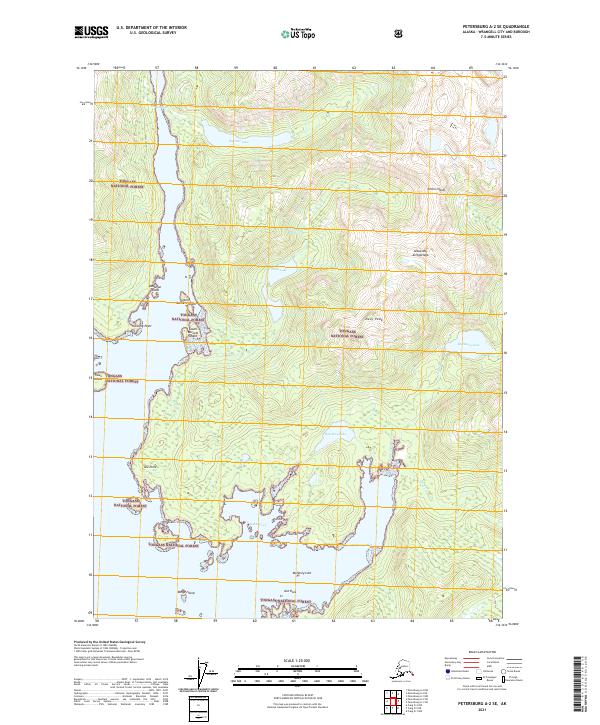 USGS Topographic Map – Petersburg A-2 SE