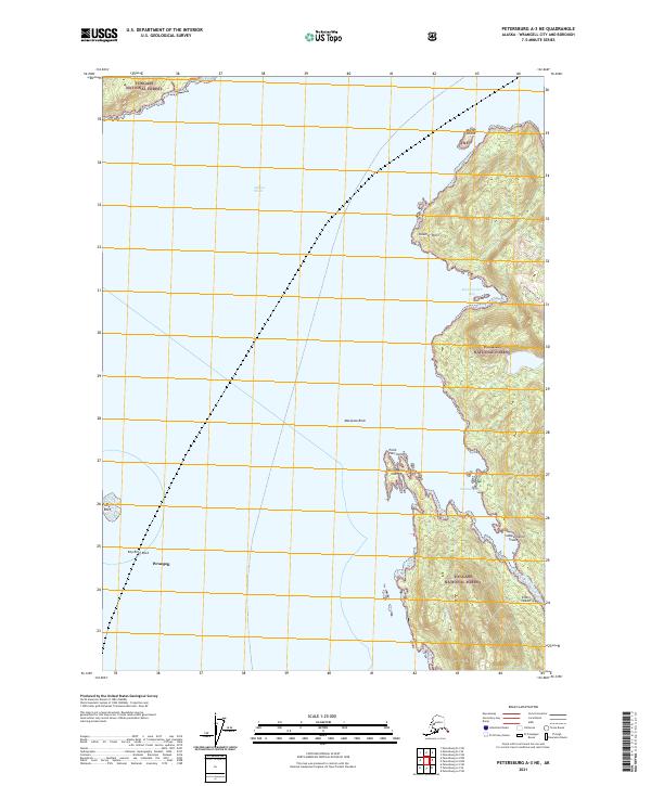 USGS Topographic Map – Petersburg A-3 NE