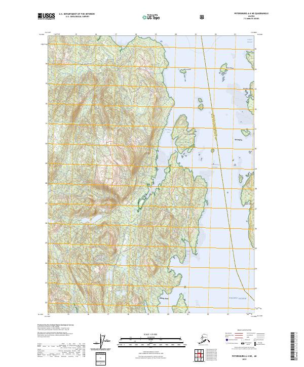 USGS Topographic Map – Petersburg A-4 NE