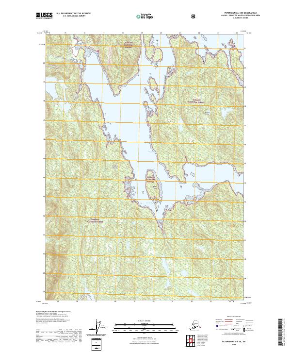USGS Topographic Map – Petersburg A-4 SE