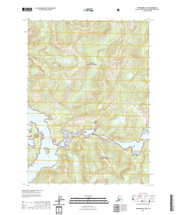 USGS Topographic Map – Petersburg A-5 NE