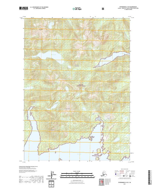 USGS Topographic Map – Petersburg A-5 SE