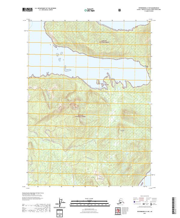 USGS Topographic Map – Petersburg A-5 SW