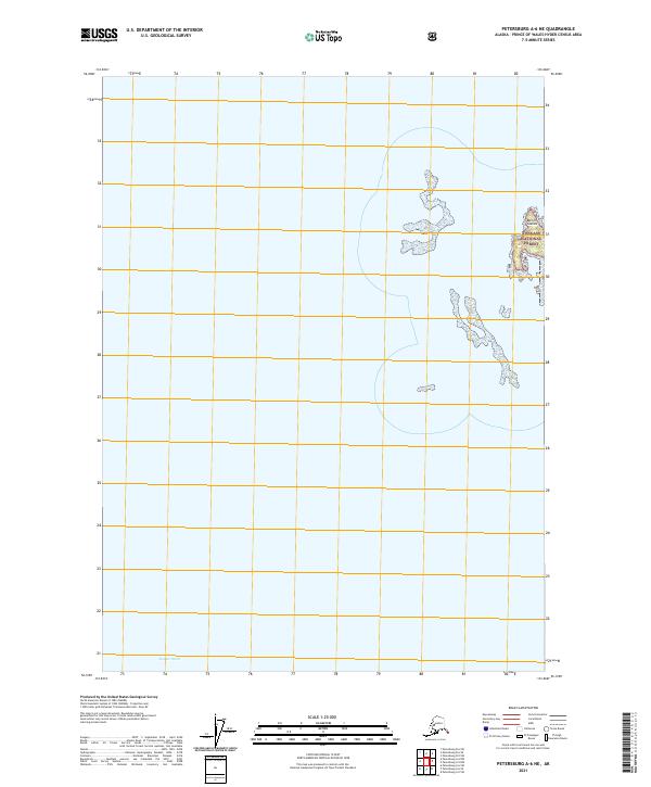 USGS Topographic Map – Petersburg A-6 NE