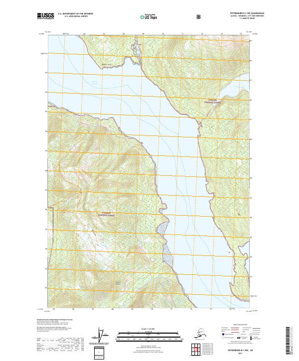 USGS Topographic Map – Petersburg B-1 NW