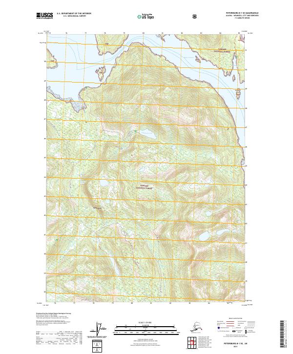 USGS Topographic Map – Petersburg B-1 SE