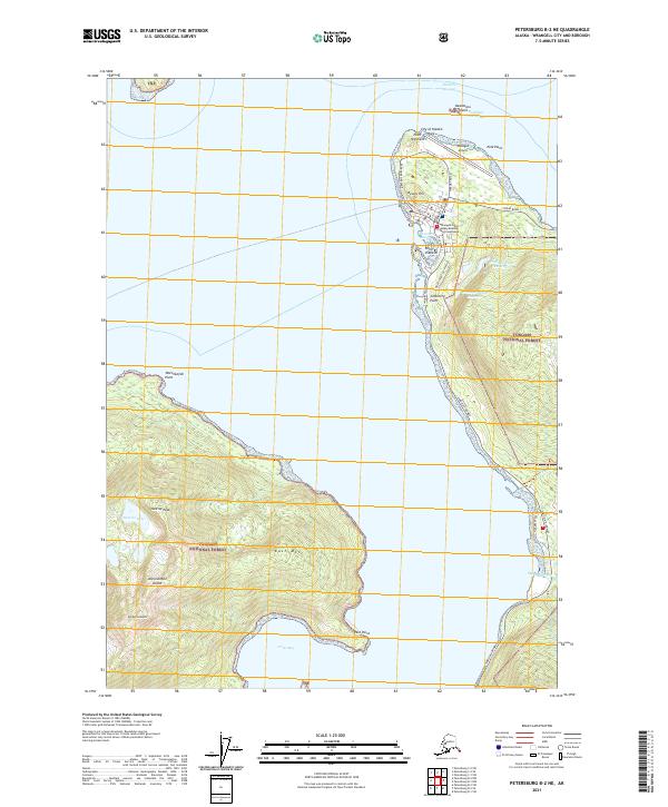 USGS Topographic Map – Petersburg B-2 NE
