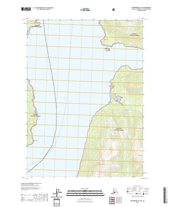 USGS Topographic Map – Petersburg B-2 SW