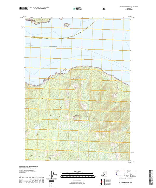 USGS Topographic Map – Petersburg B-3 NE