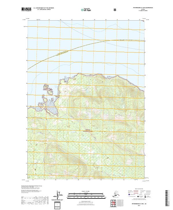 USGS Topographic Map – Petersburg B-3 NW