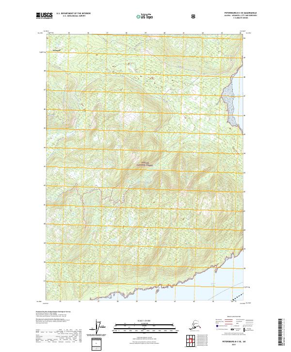 USGS Topographic Map – Petersburg B-3 SE