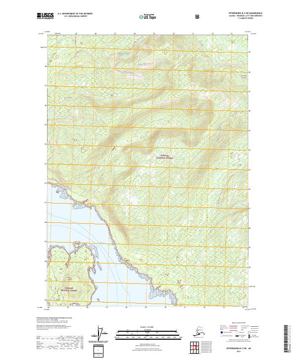 USGS Topographic Map – Petersburg B-3 SW