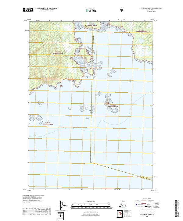 USGS Topographic Map – Petersburg B-5 NE