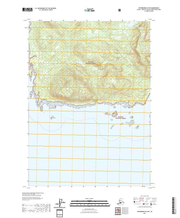 USGS Topographic Map – Petersburg B-5 NW