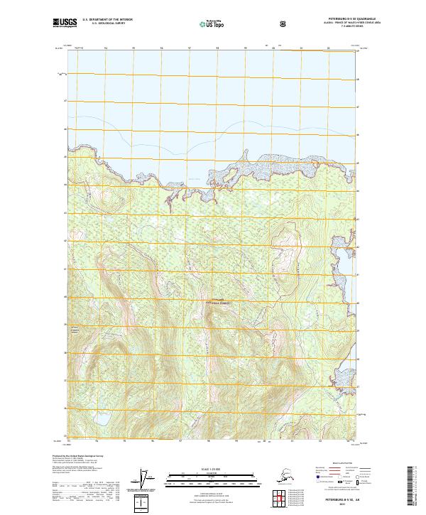 USGS Topographic Map – Petersburg B-5 SE