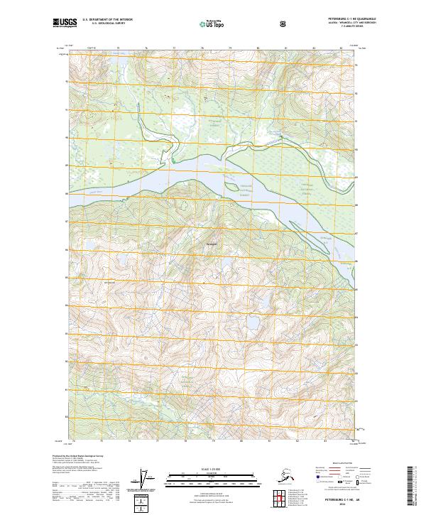 USGS Topographic Map – Petersburg C-1 NE