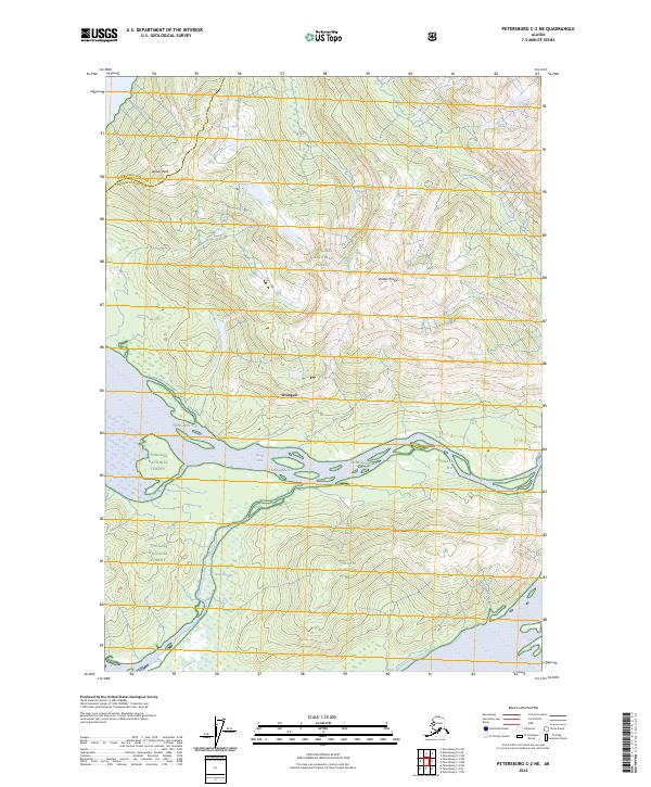 USGS Topographic Map – Petersburg C-2 NE