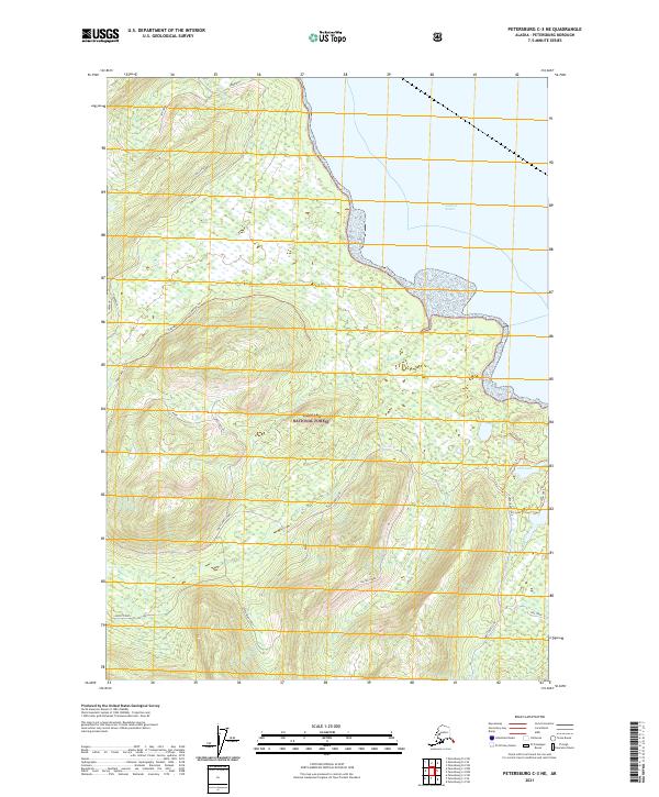 USGS Topographic Map – Petersburg C-3 NE