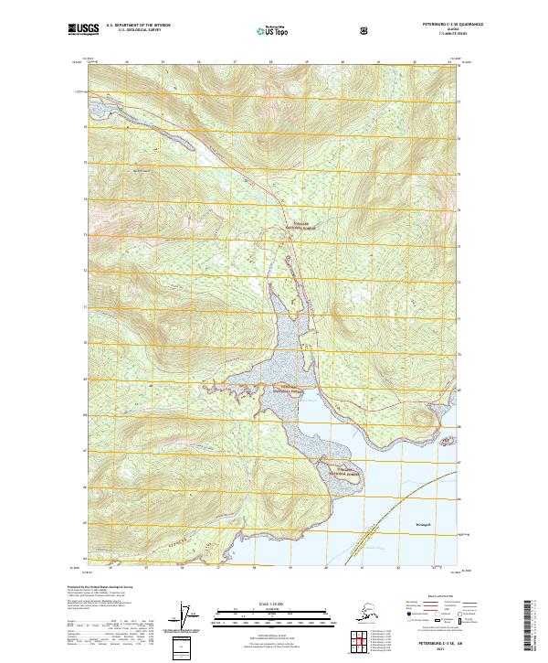 USGS Topographic Map – Petersburg C-3 SE