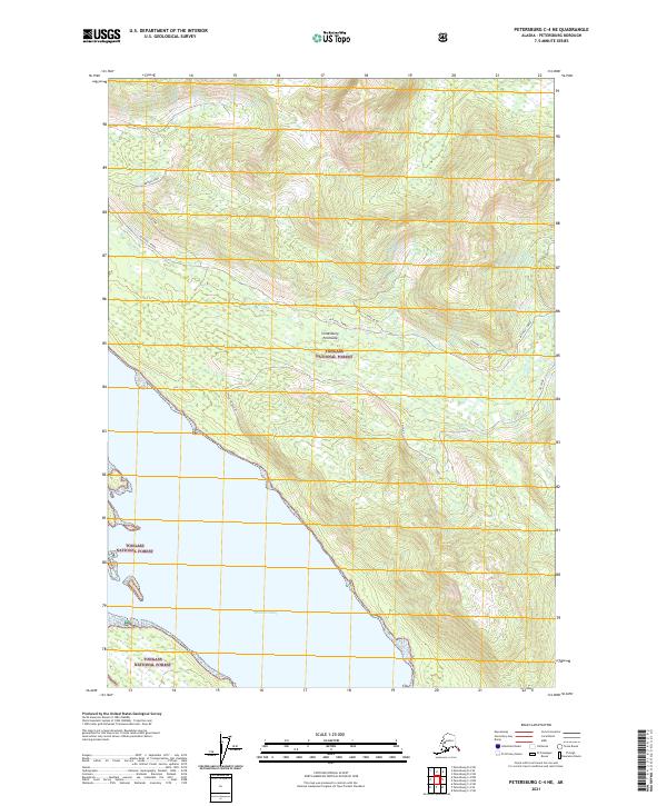 USGS Topographic Map – Petersburg C-4 NE