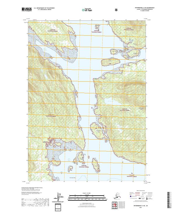 USGS Topographic Map – Petersburg C-4 SE