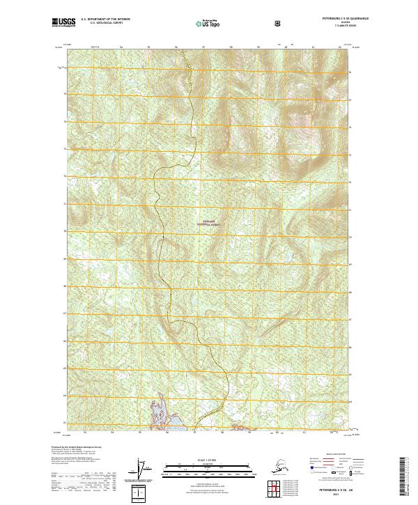 2021 Map of Petersburg C-5 SE, 2021 Print