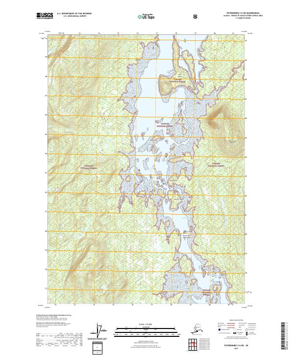 USGS Topographic Map – Petersburg C-6 NE