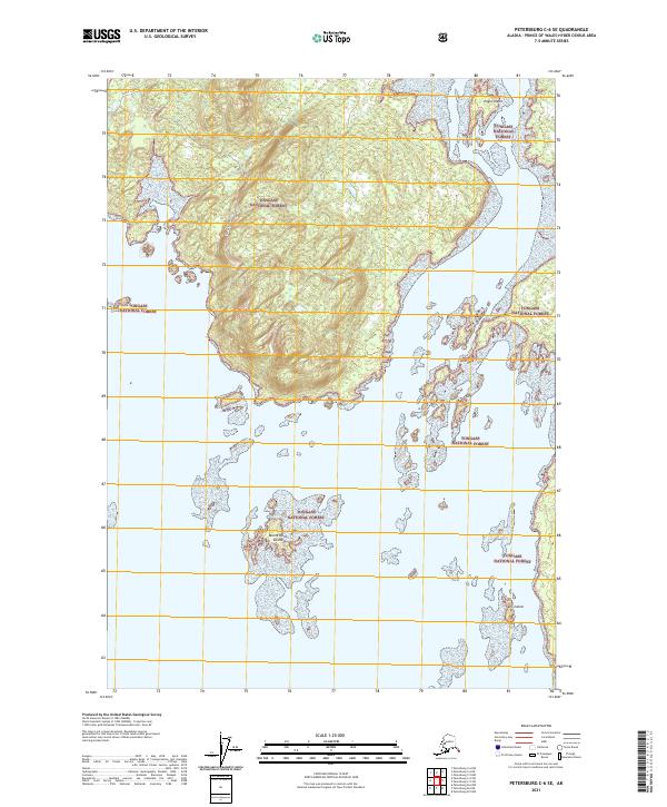 USGS Topographic Map – Petersburg C-6 SE