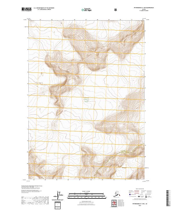 USGS Topographic Map – Petersburg D-1 NW