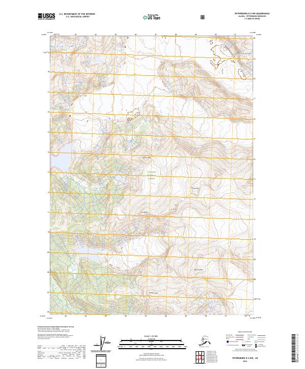 USGS Topographic Map – Petersburg D-2 NW