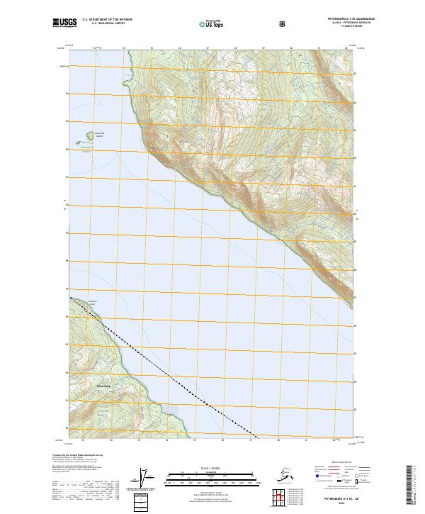 USGS Topographic Map – Petersburg D-3 SE