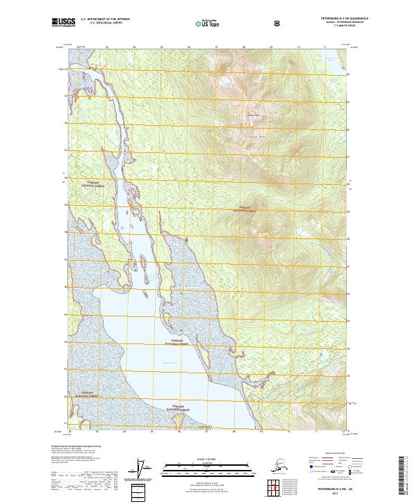 USGS Topographic Map – Petersburg D-4 SW