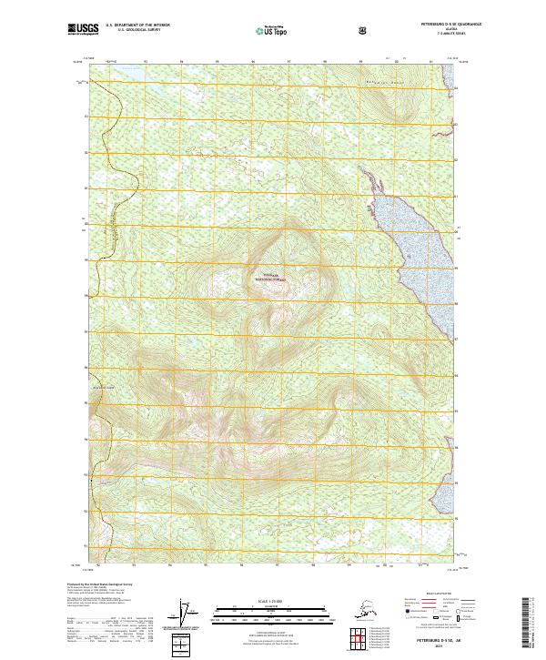 USGS Topographic Map – Petersburg D-5 SE