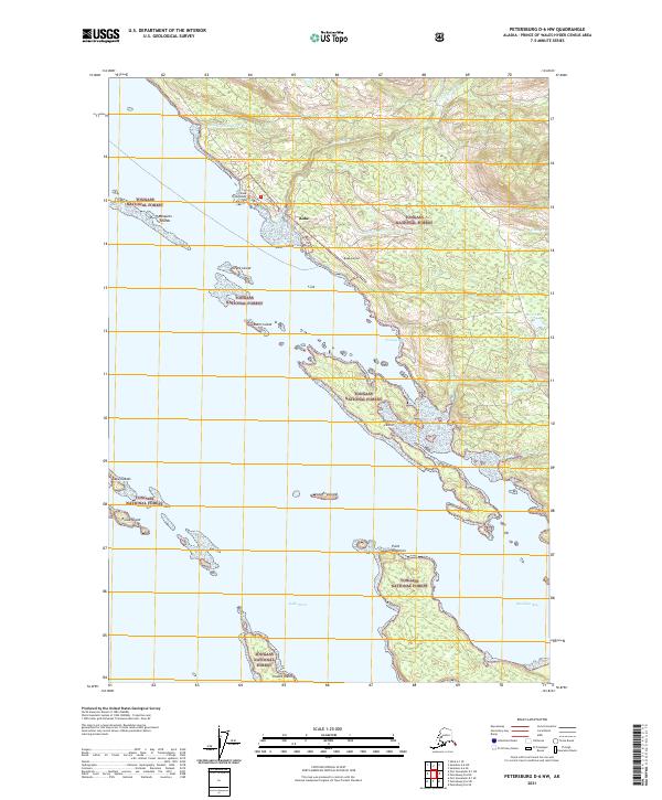 USGS Topographic Map – Petersburg D-6 NW
