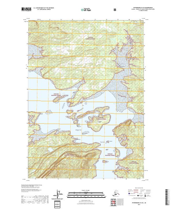 USGS Topographic Map – Petersburg D-6 SE