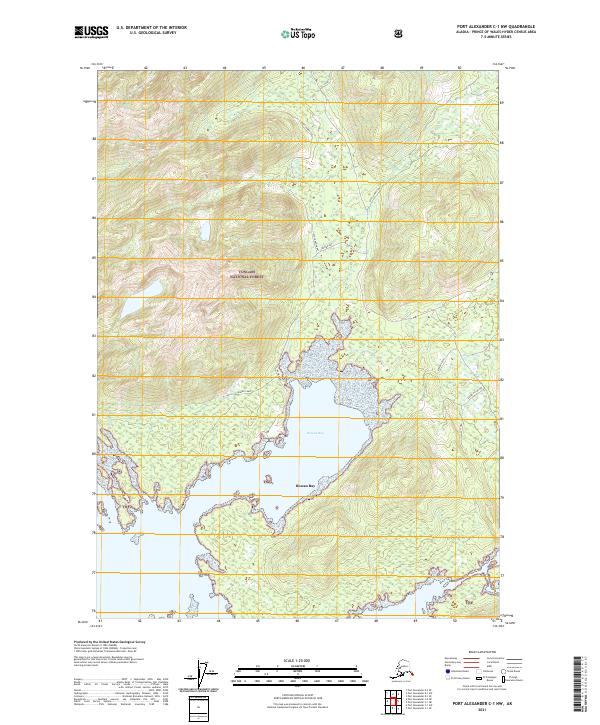 USGS Topographic Map – Port Alexander C-1 NW