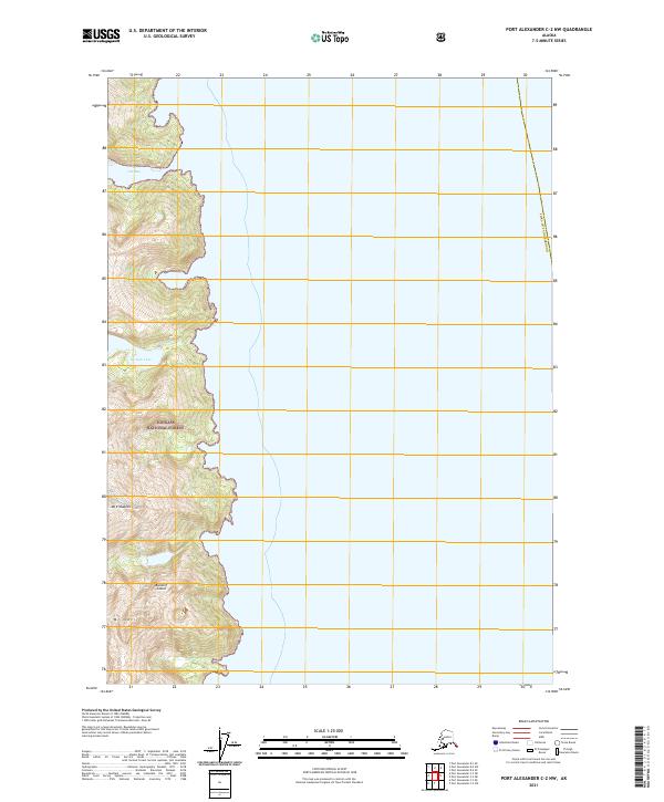 USGS Topographic Map – Port Alexander C-2 NW