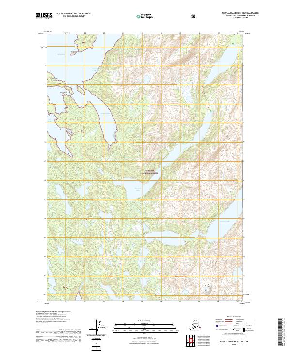 USGS Topographic Map – Port Alexander C-3 SW