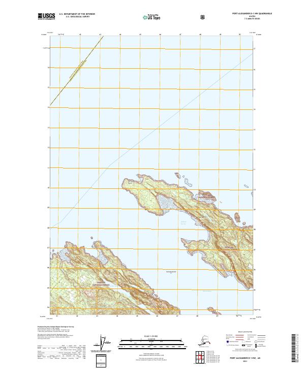 USGS Topographic Map – Port Alexander D-1 NW