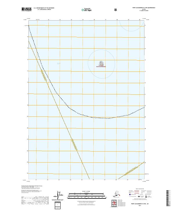 USGS Topographic Map – Port Alexander D-2 NW