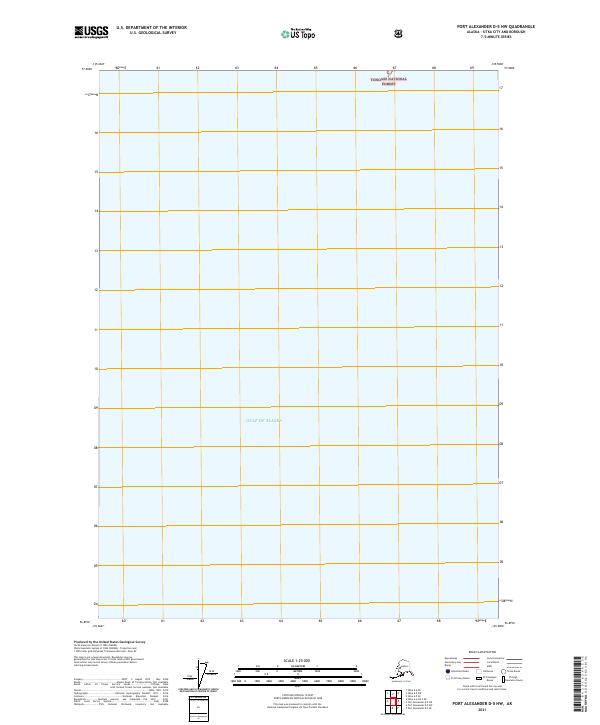 2021 Map of Port Alexander D-5 NW, 2021 Print