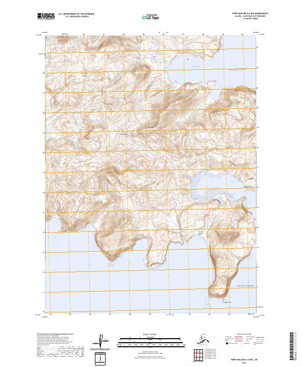 USGS Topographic Map – Port Moller A-2 NW