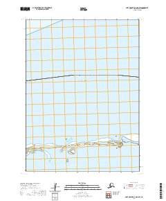 2020 Map of Port Moller D-3 OE N SW, 2020 Print