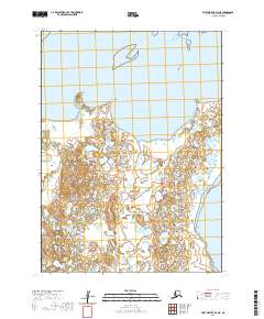 USGS Topographic Map – Port Moller D-4 NE